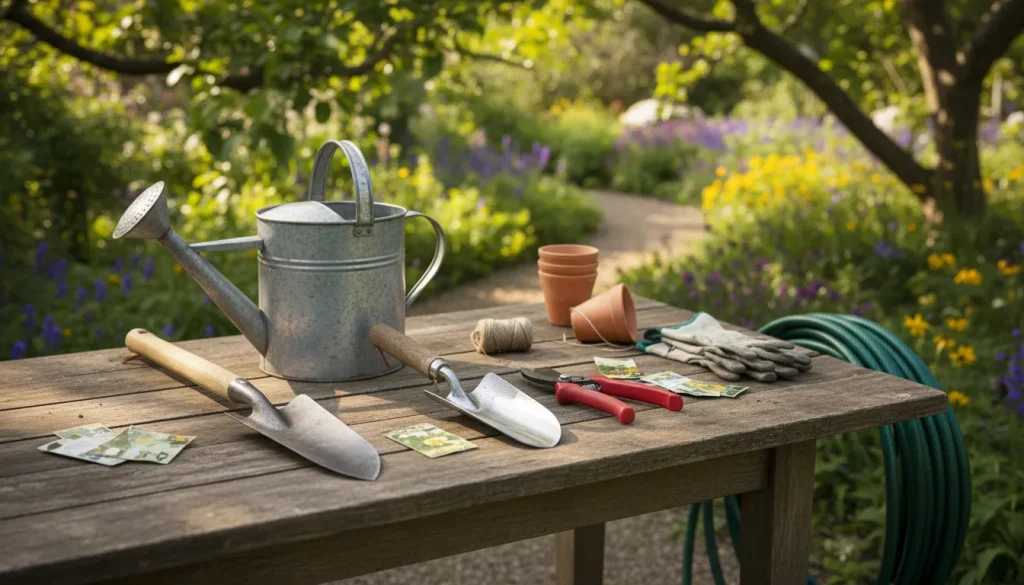 garden implements and tools